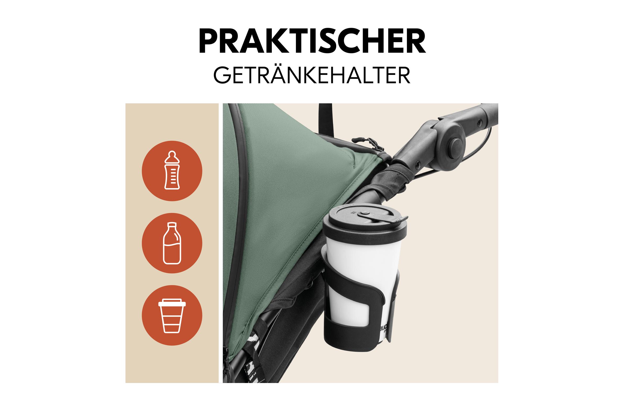 Buggy Runner 3 Jungle Green<br>Robuster Kinderwagen für fast jedes Gelände