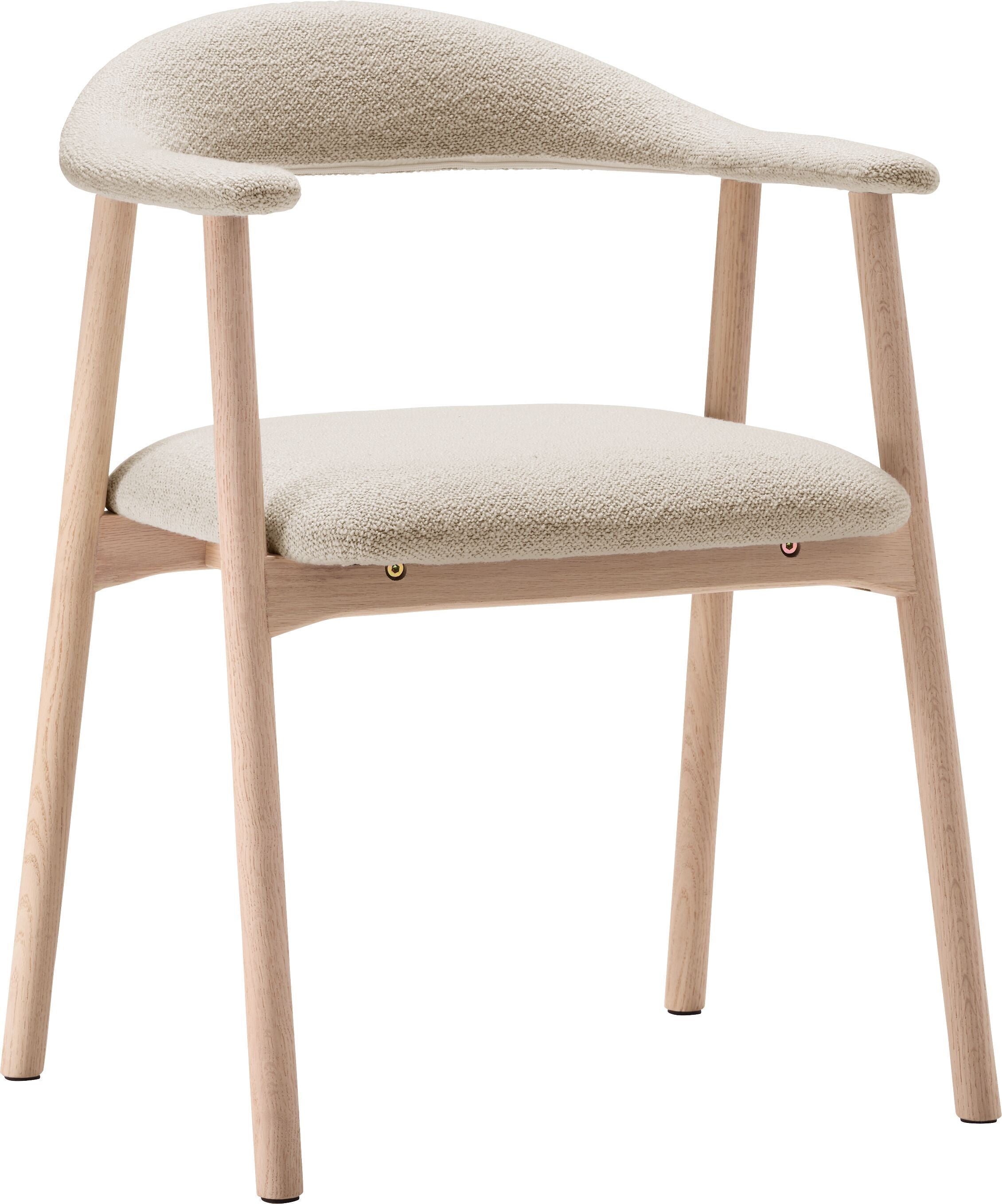 ARYA Stuhl - Beige / B: 56.0 cm x T: 54.0 cm x H: 75.5 cm
