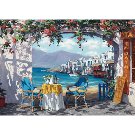 Schmidt Spiele Puzzle - Sam Park: Rendevouz auf Mykonos, 1000 Teile