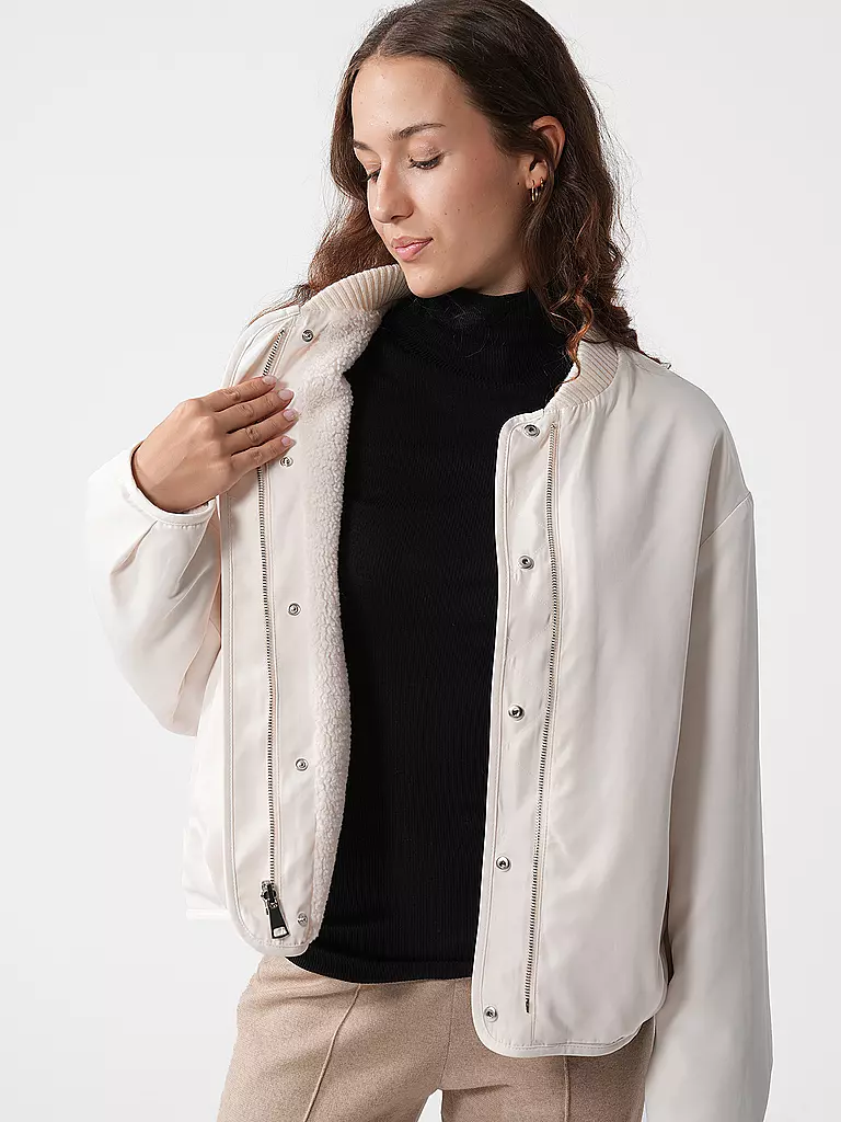 OPUS Wendejacke in Felloptik HELDA creme