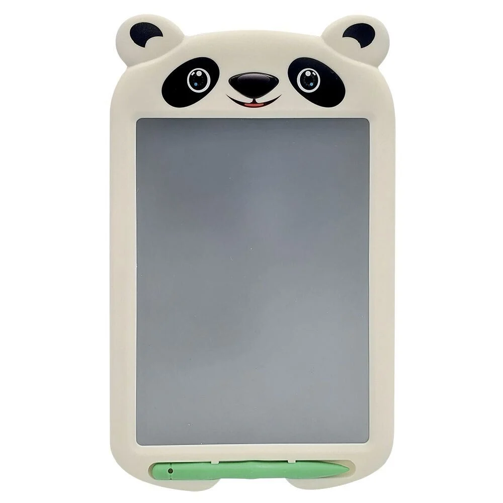 Tablette d'écriture enfant écran LCD forme ours H20cm blanc ou bleu