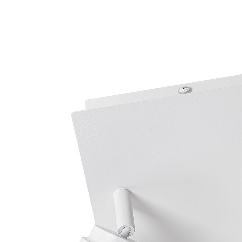 Smart badkamer spot wit vierkant 2-lichts IP44 incl. 2 Wifi GU10 50mm - Ducha