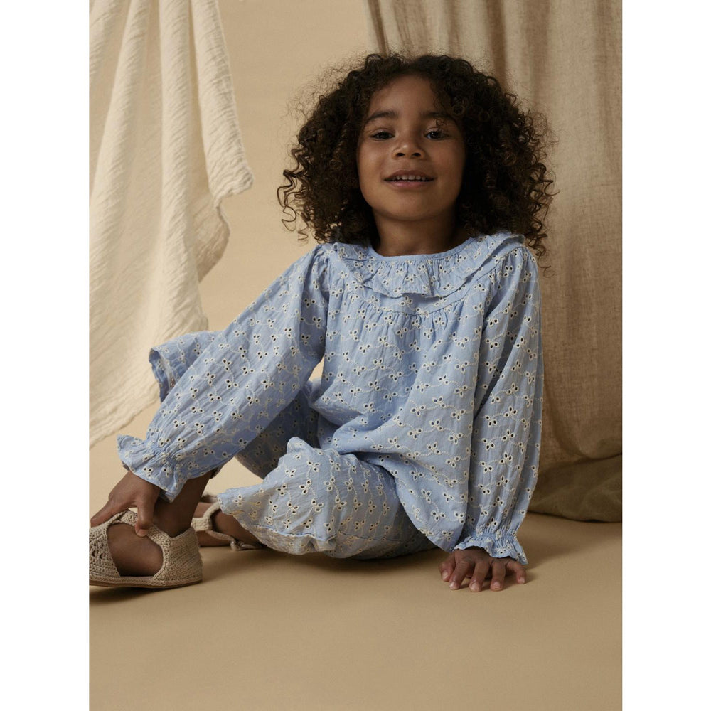 Køb Lil'Atelier Zen Blue Nmftessie Ls Loose Skjorte Lil