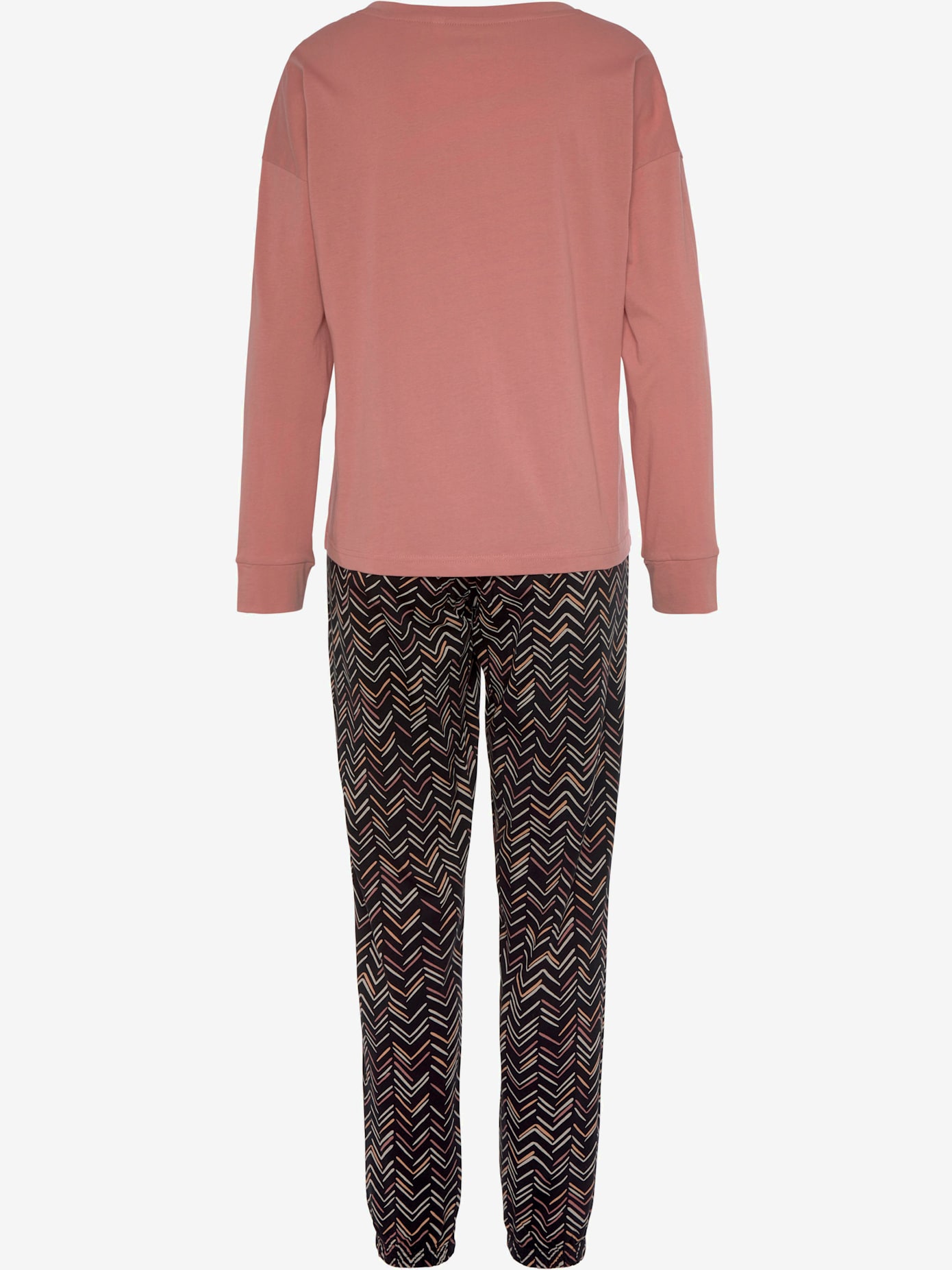 Pyjama au superbe motif sergé chevron