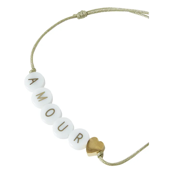 Bbuble Bracelet Amour Perles Céramique Bbuble x Smallable | Vert