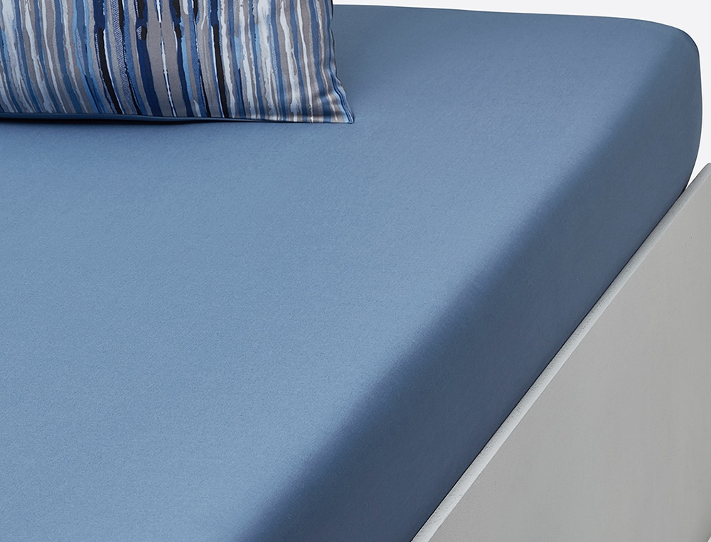 Linge de lit-Infiniment bleu
