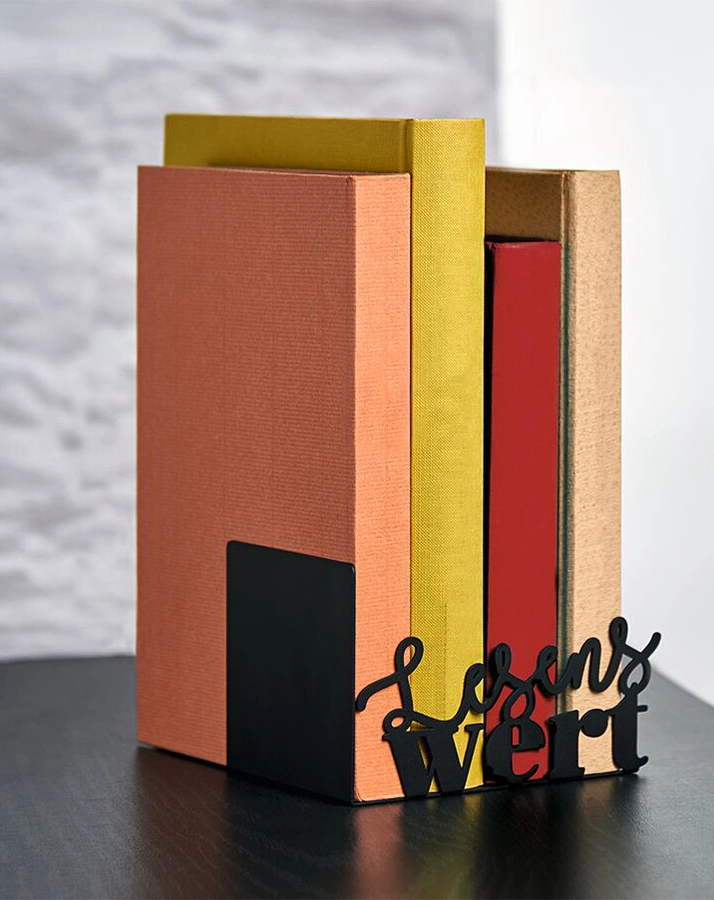 Buchstütze LIBRI_X LESENSWERT