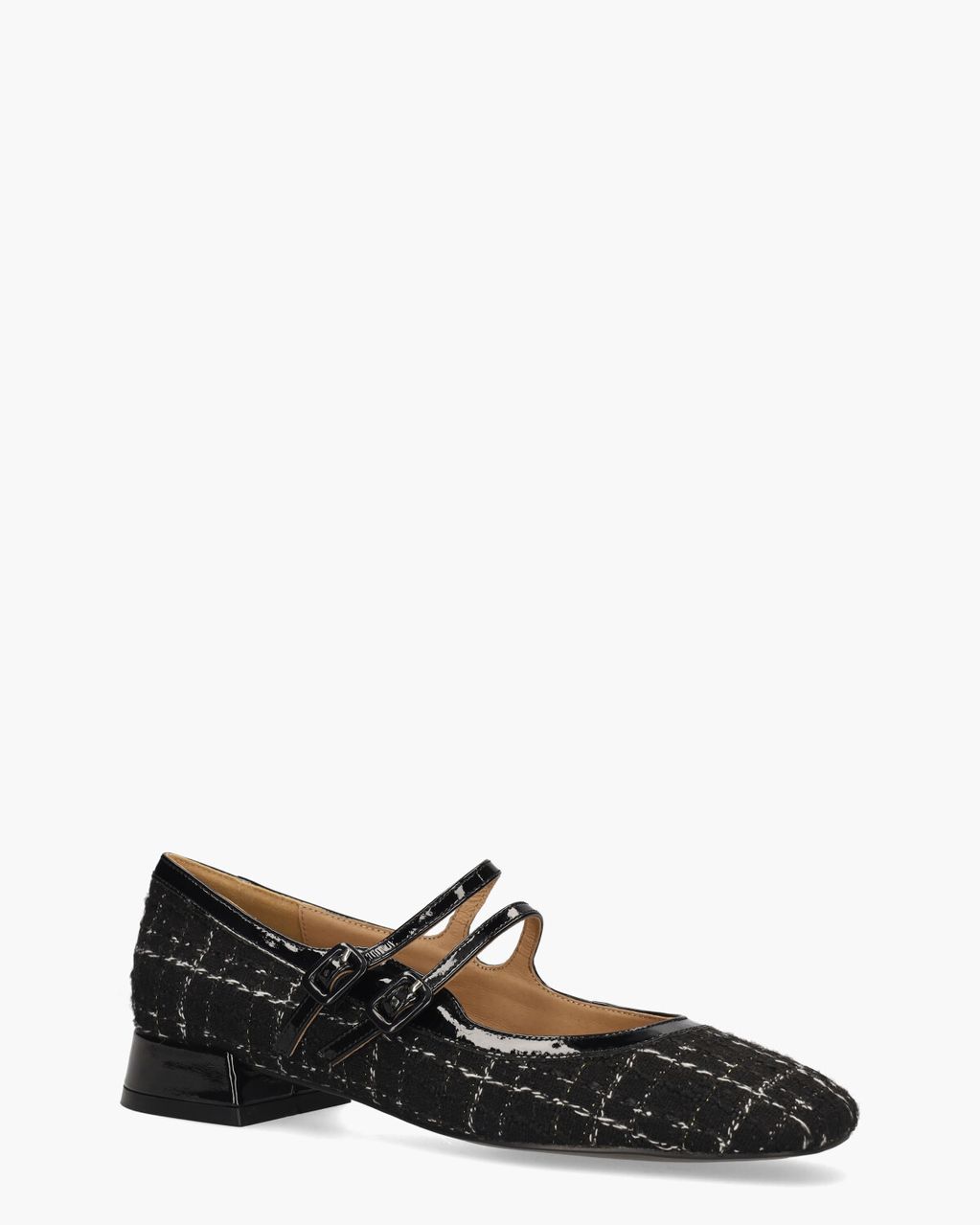 Bibi Lou Cardiff Zwart/Wit Damesloafers