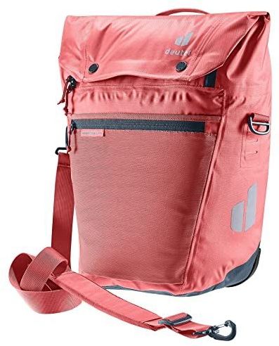 Deuter - Mainhattan Bagagedragertas - Roze/Rood - Waterdicht - Laptopvak
