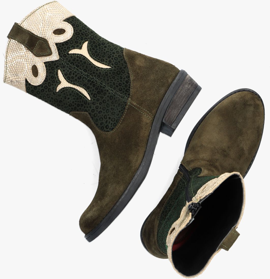 BRAQEEZ groene braqeez cowboylaarzen cally cowboy