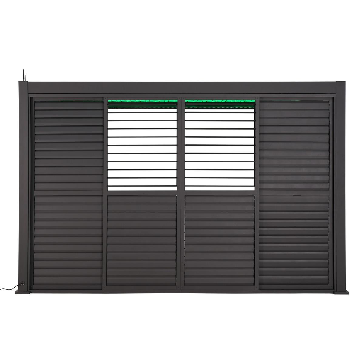 PERSIENNE COULISSANTE EVORA COTE 3M GRAPHITE