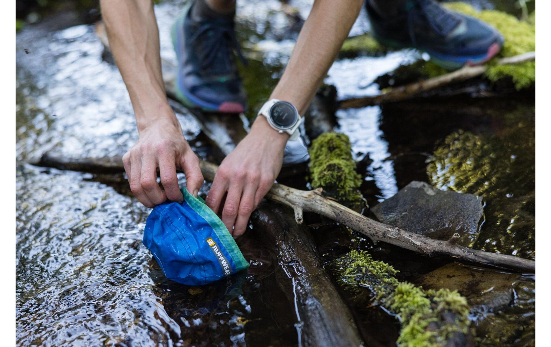 Reisenapf Trail Runner 1 l, Blue PoolKompakter, ultraleichter Napf für unterwegs