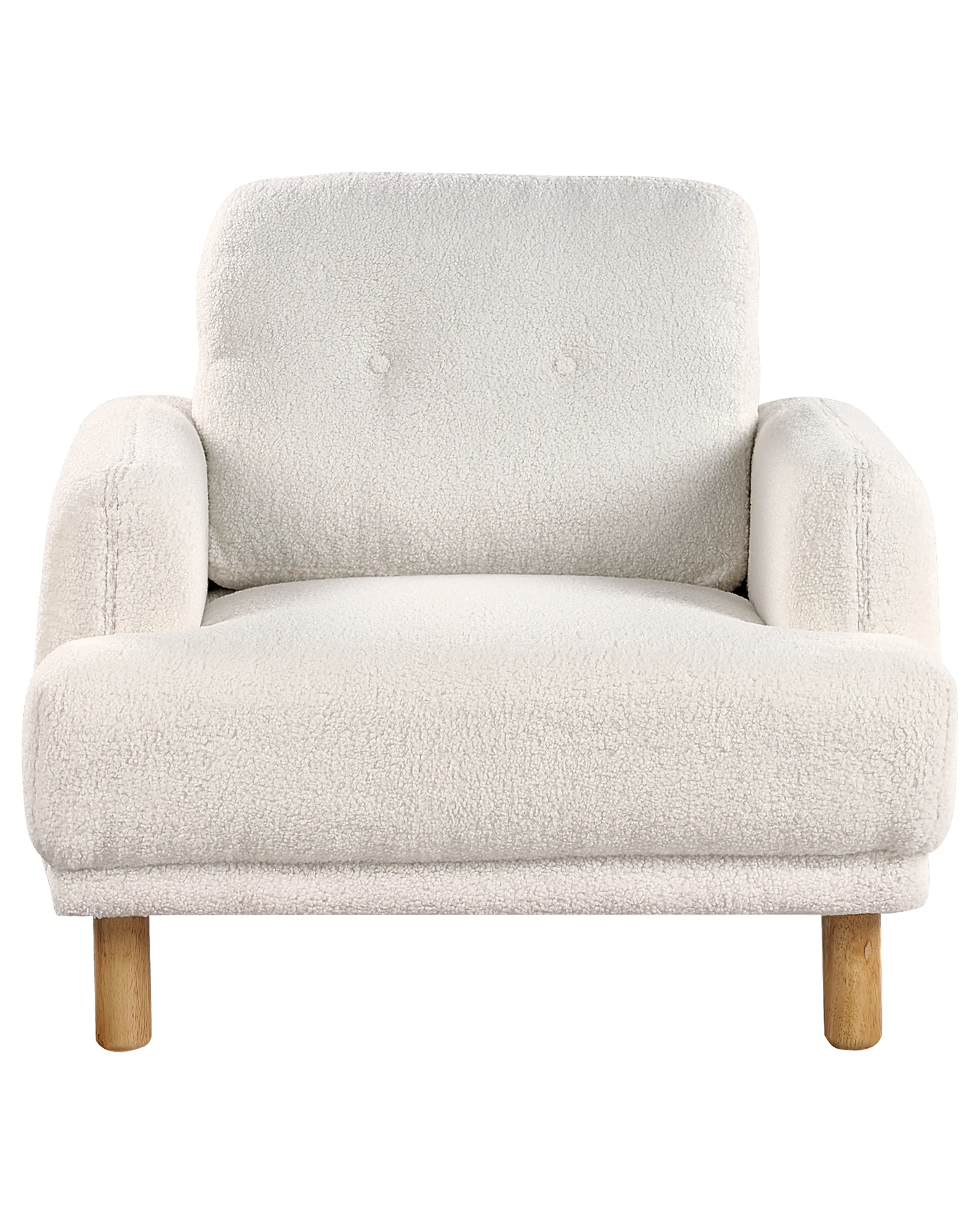 Fauteuil TUVE Bouclé Wit