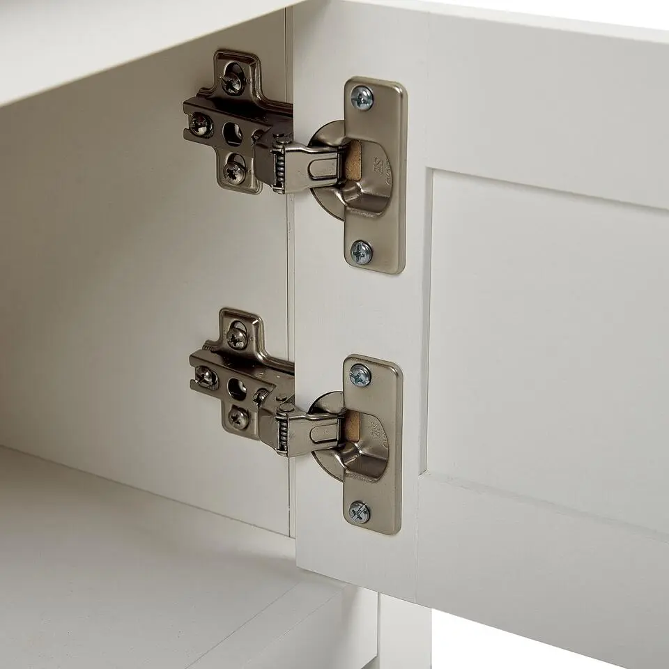 ATOCA - TV-meubel - Lichthout/Wit - MDF