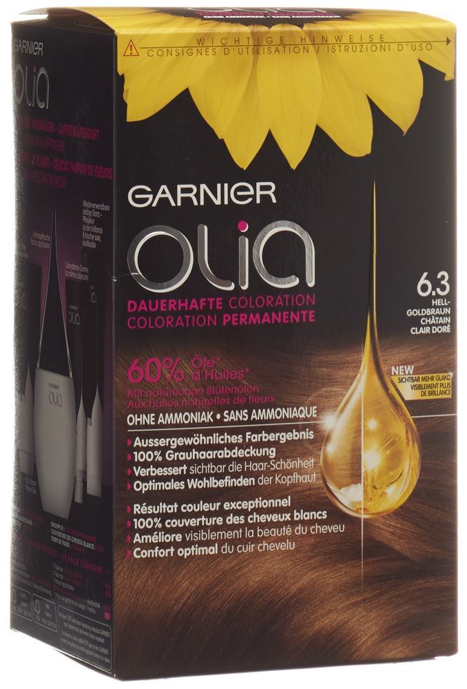 OLIA Haarfarbe<br>1 Stück, 6.3 Hellgoldbraun