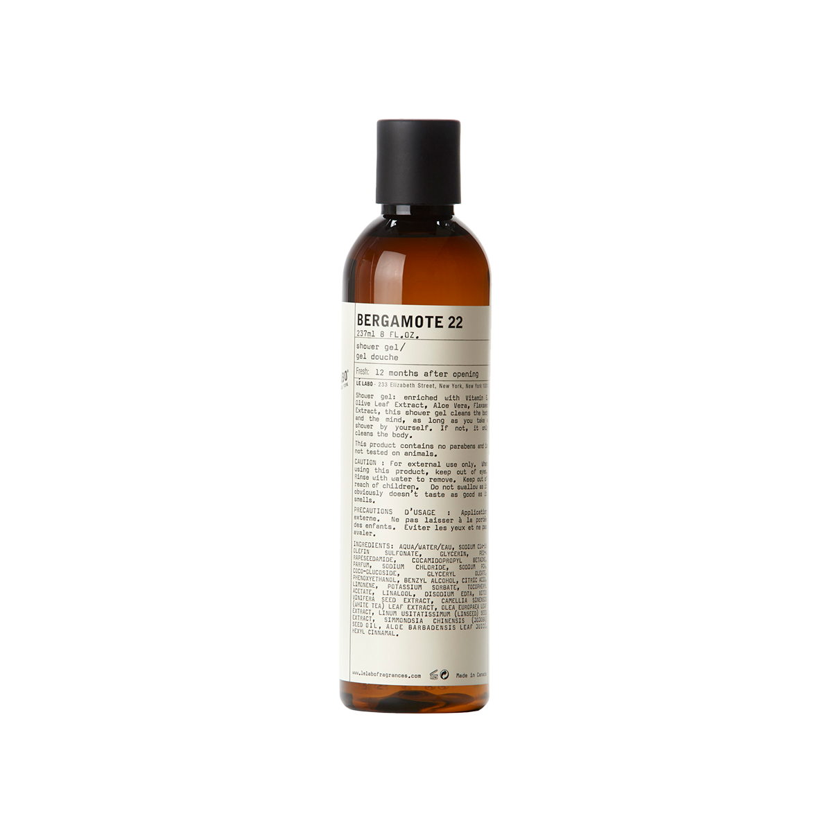 Bergamote 22 Shower Gel 273ml