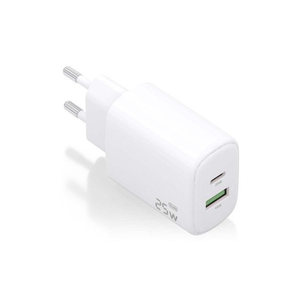 Aisens Carregador GaN 25W Branco