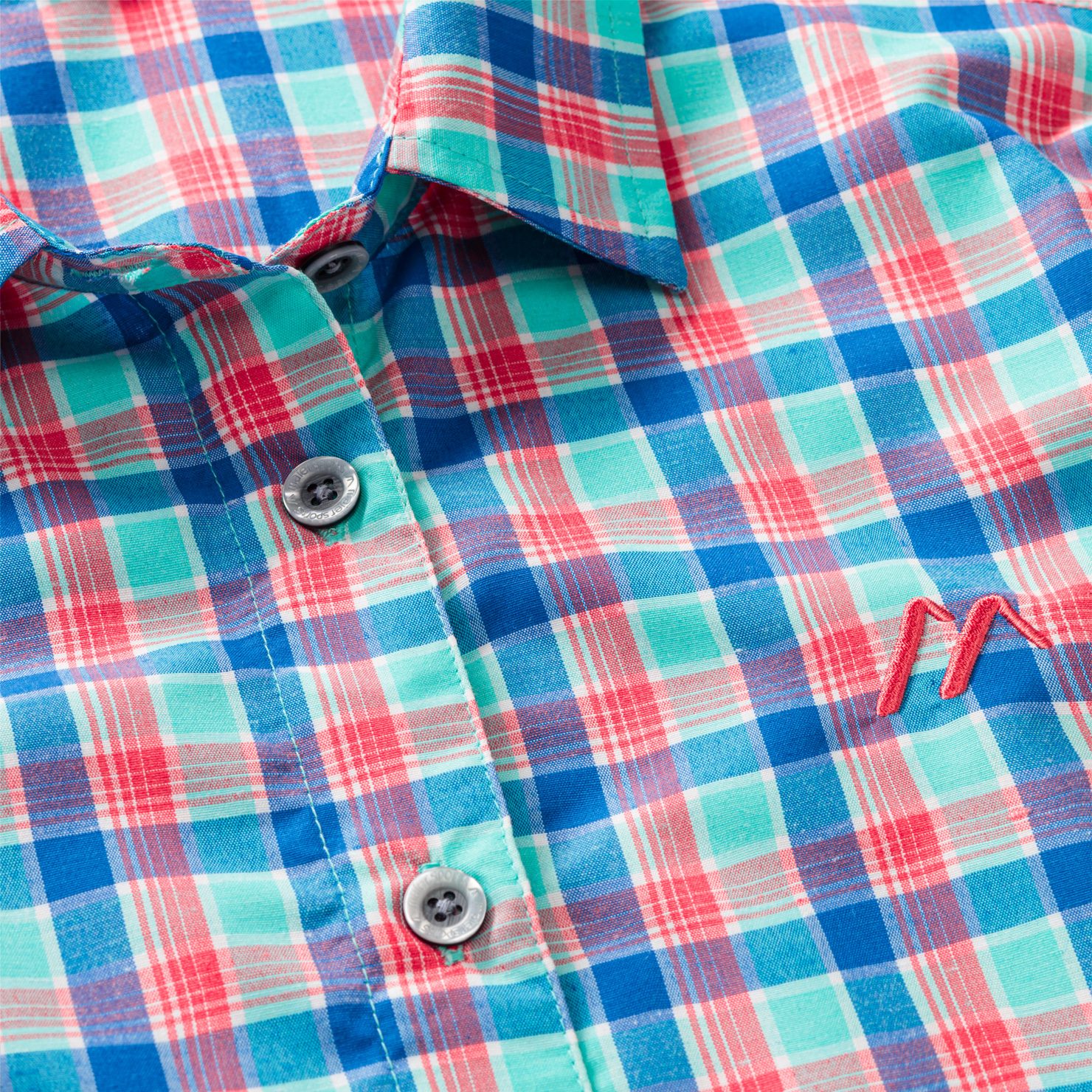 Maier Sports Philina Bluse Damen blue red check