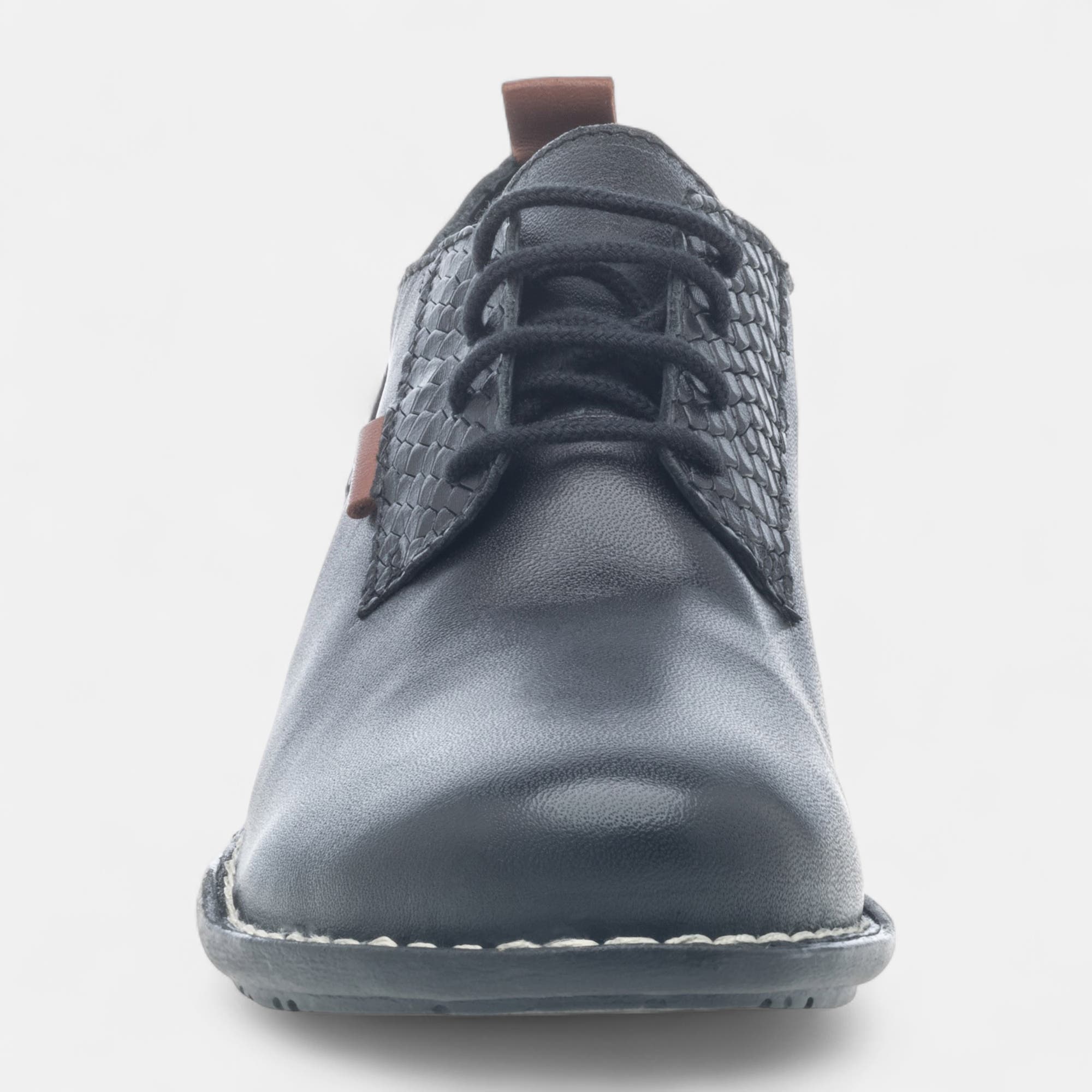 Derbies Femme en cuir noir