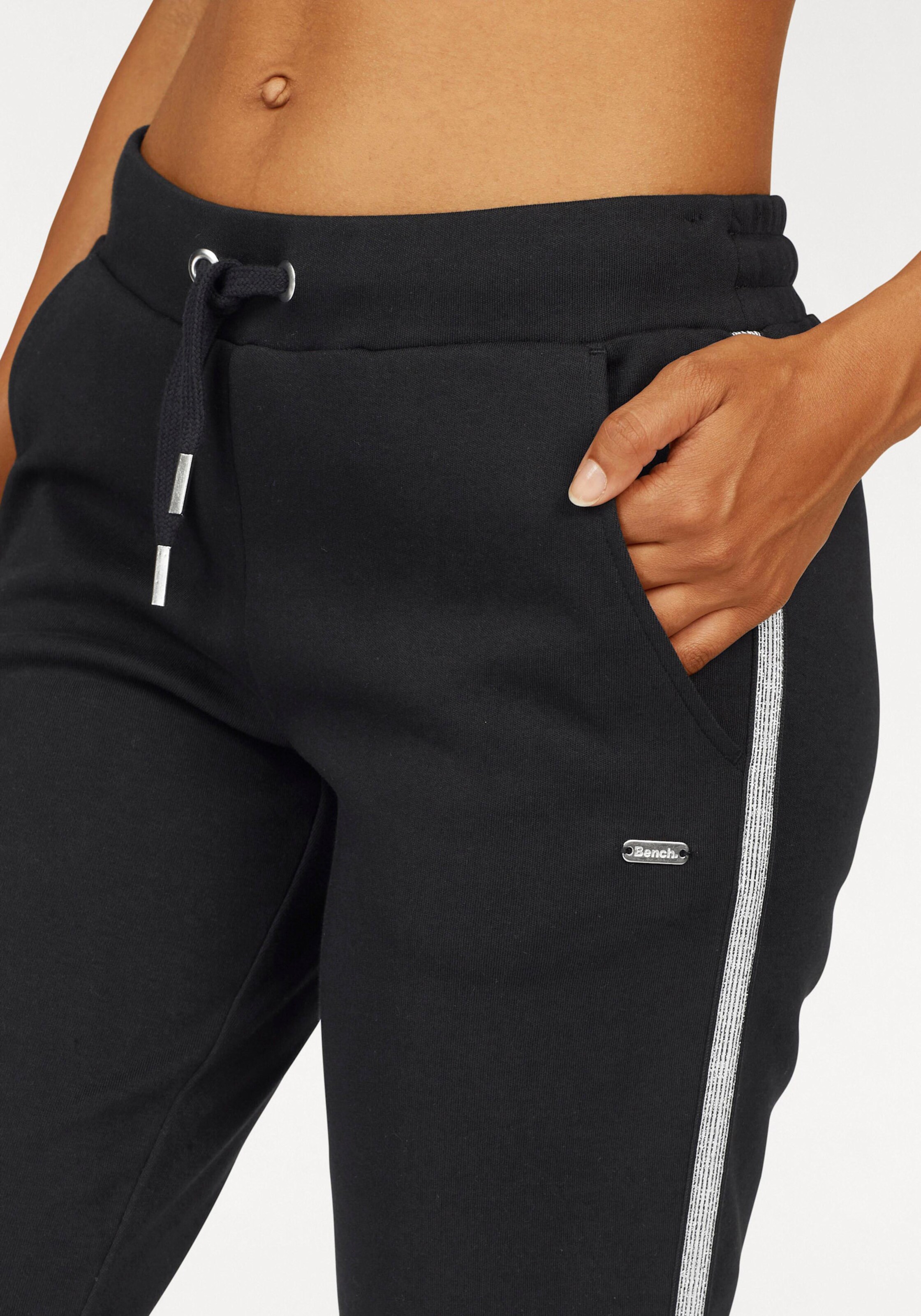 Homewearhose in schwarz