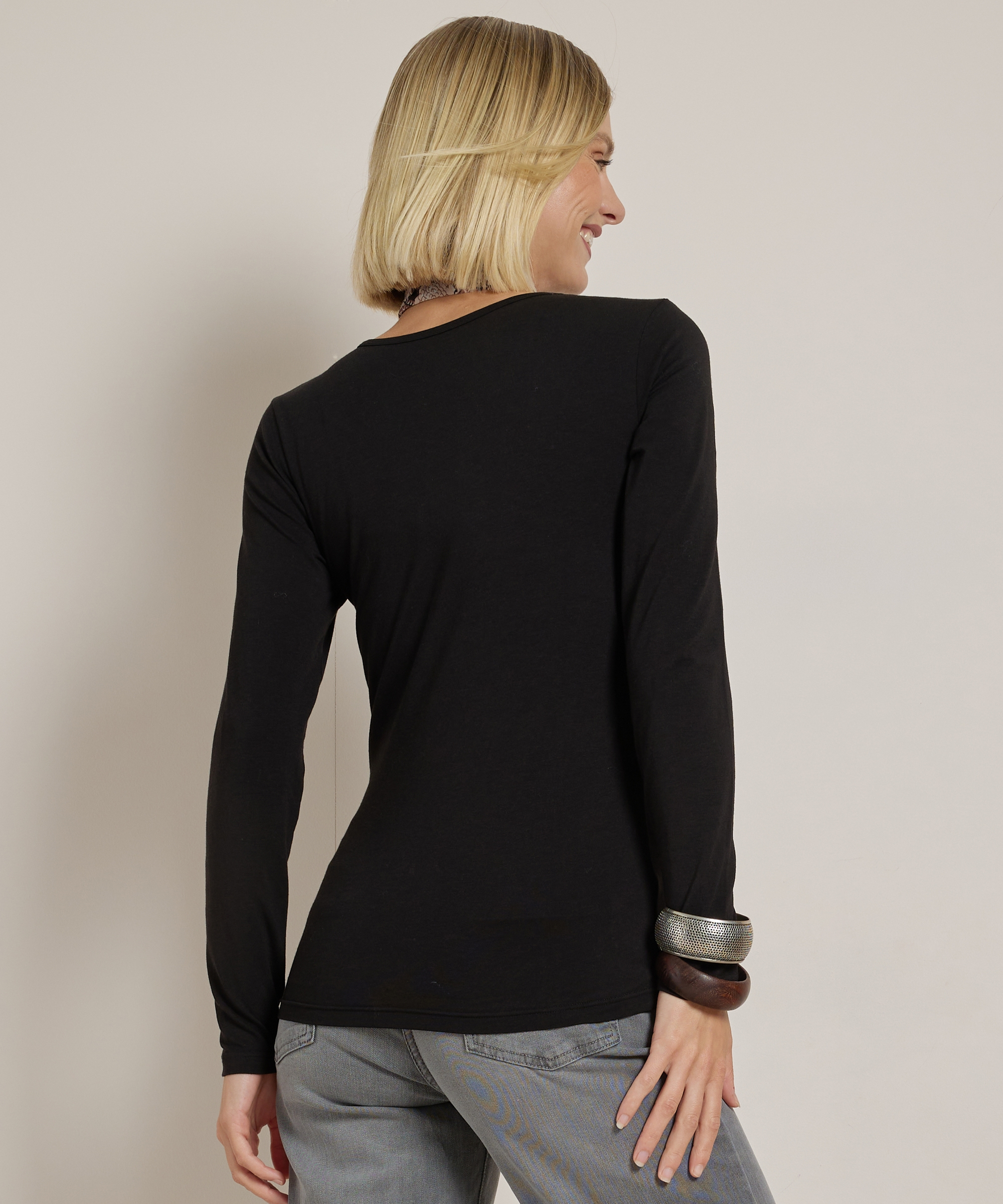 basic shirt bamboe
