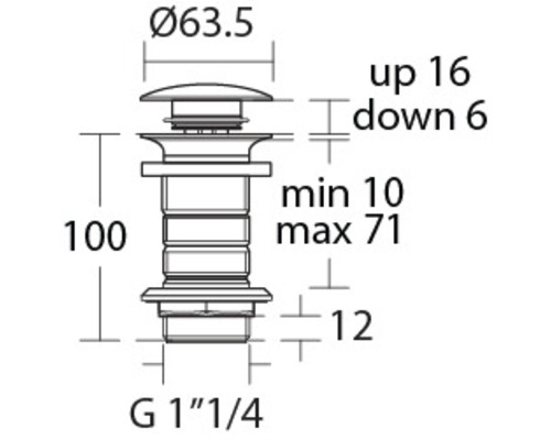 Ideal Standard 1 1/4