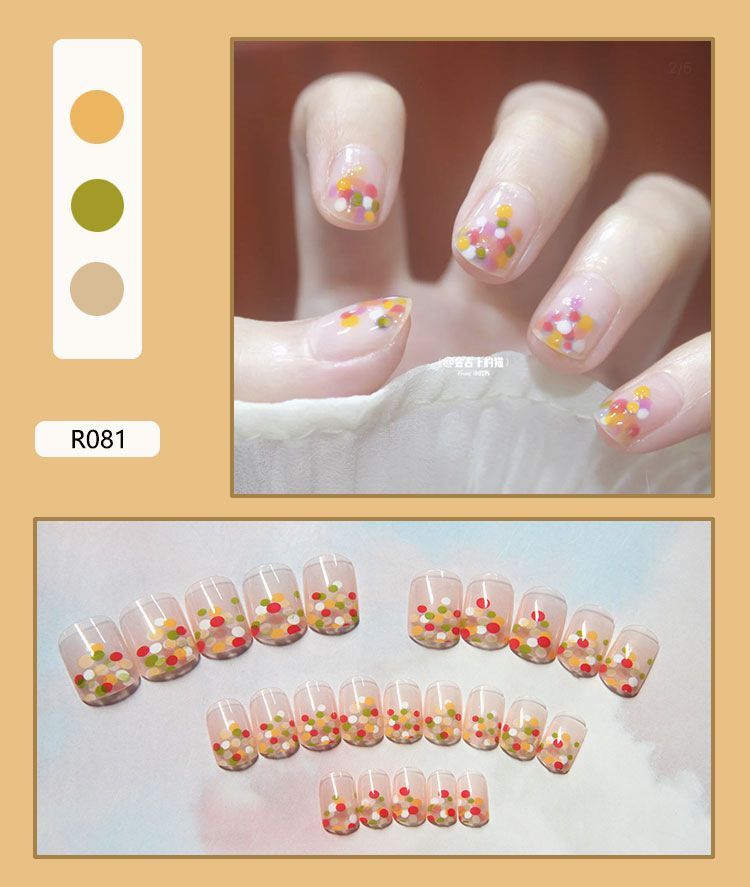 Fainie - Print Faux Nail Tips