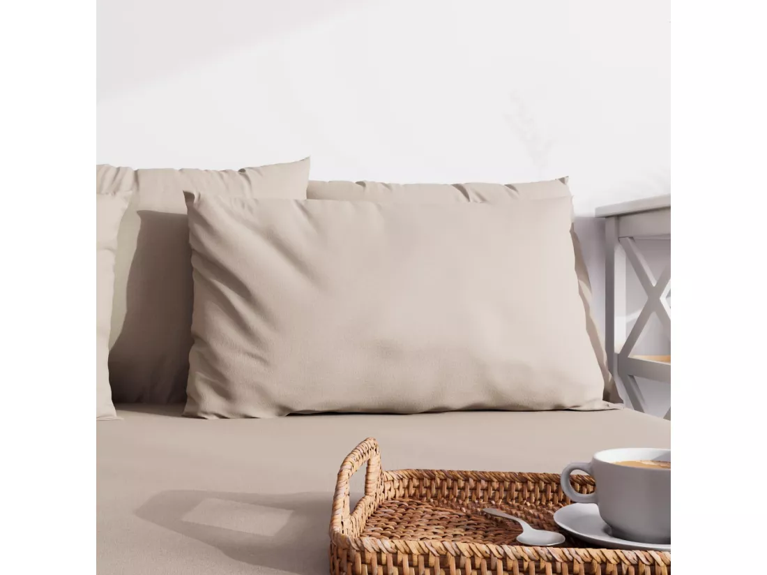 Taie d'oreiller unie 63x63 cm ZZZ lin