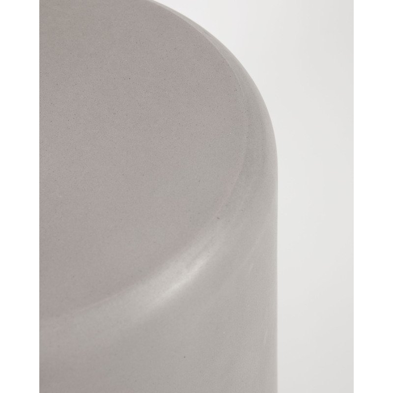 Repose-pieds d'extérieur Taimi - ciment Ø 35cm