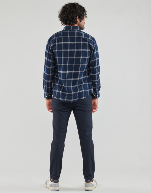 Selected - SLHSLIMOWEN-FLANNEL SHIRT LS NOOS - Marine