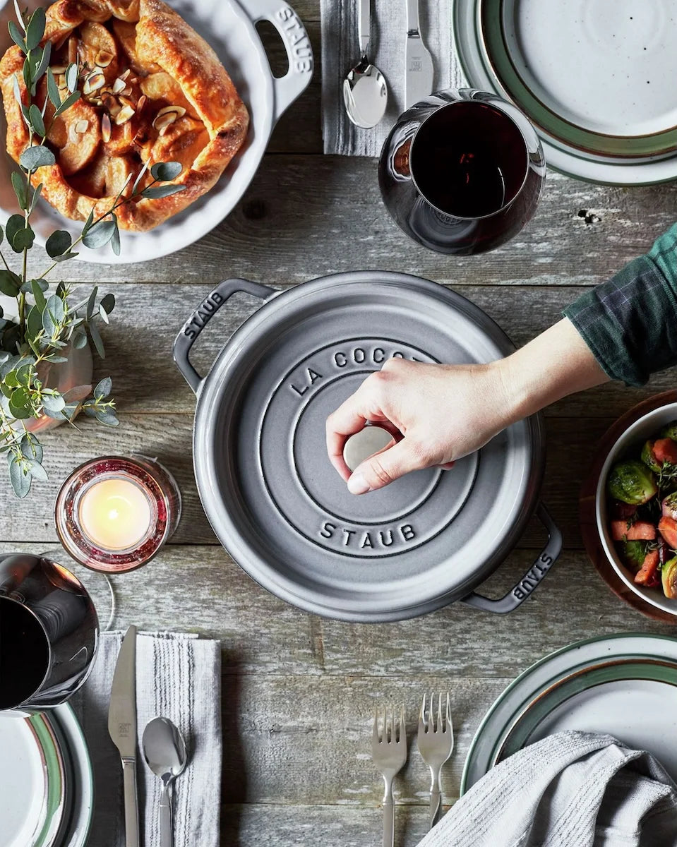 Staub braadpan La Cocotte Grafietgrijs