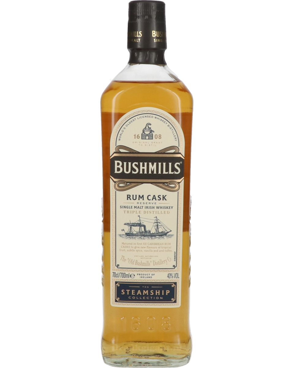 Bushmills Steamship Rum Cask Reserve Op=Op 70 cl