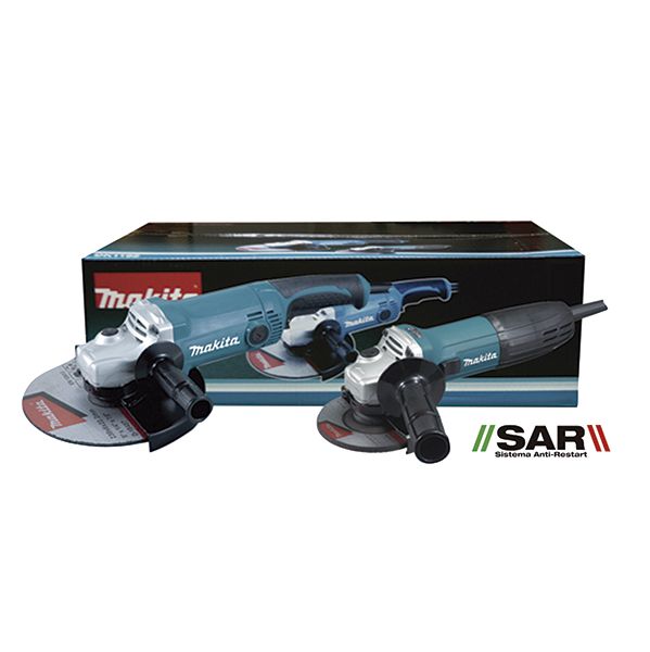 Makita Kit Rebarbadora 2.000W 230mm   Minirebarbadora 720W 115mm DK0056Z