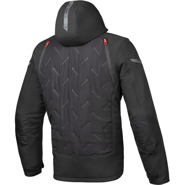 Ixon - Blouson Fary Noir / Anthracite / Rouge