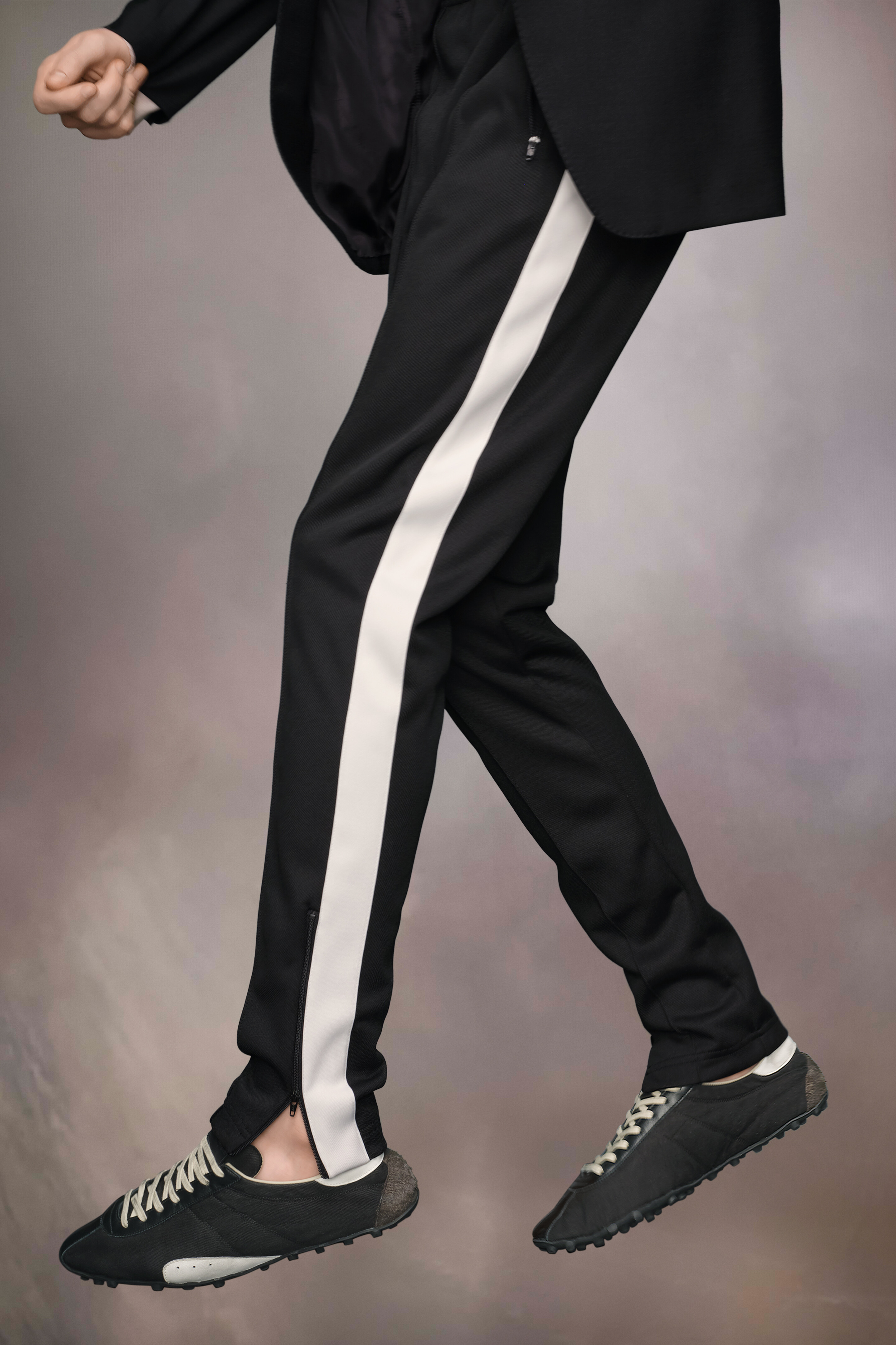SPRINTERS LOW TOP Crête grise