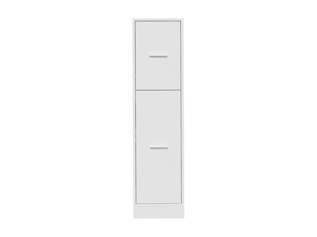 Armoire d'apothicaire blanc 30x41x118 cm bois d'ingénierie