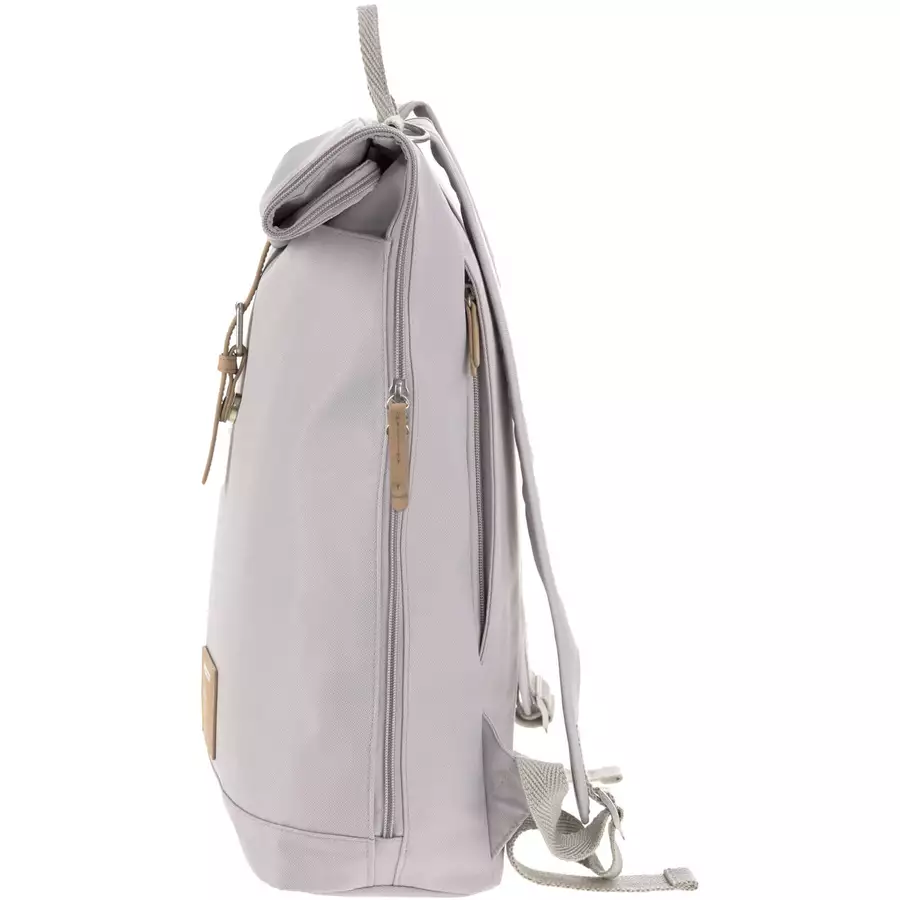 LÄSSIG Wickelrucksack Rolltop Backpack grau