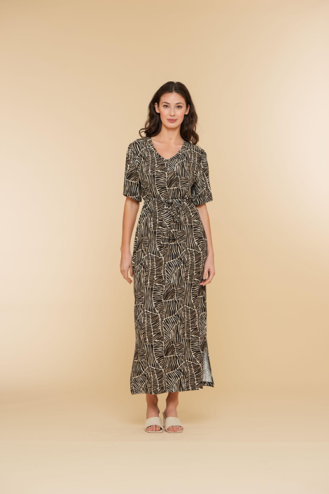 Geisha beige dames jurk
