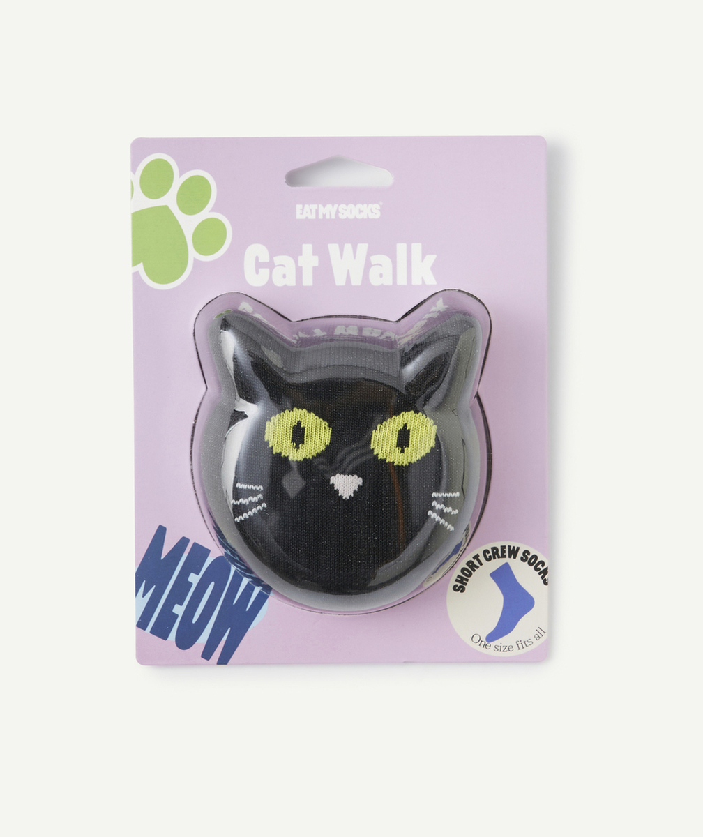 EAT MY SOCKSPAIRE DE CHAUSSETTES CHAT NOIR