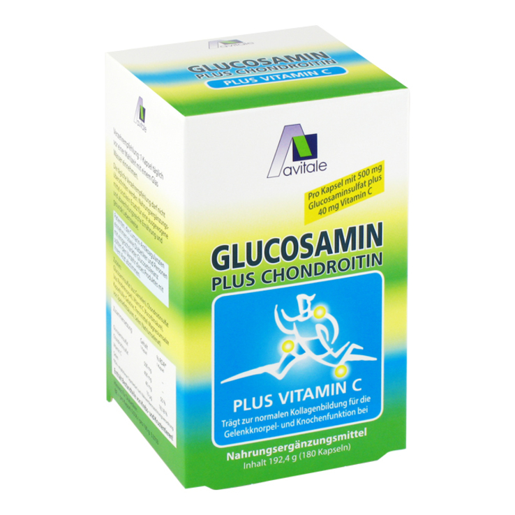 Glucosamin 500 mg + Chondroitin 400 mg Kapseln, 180 St