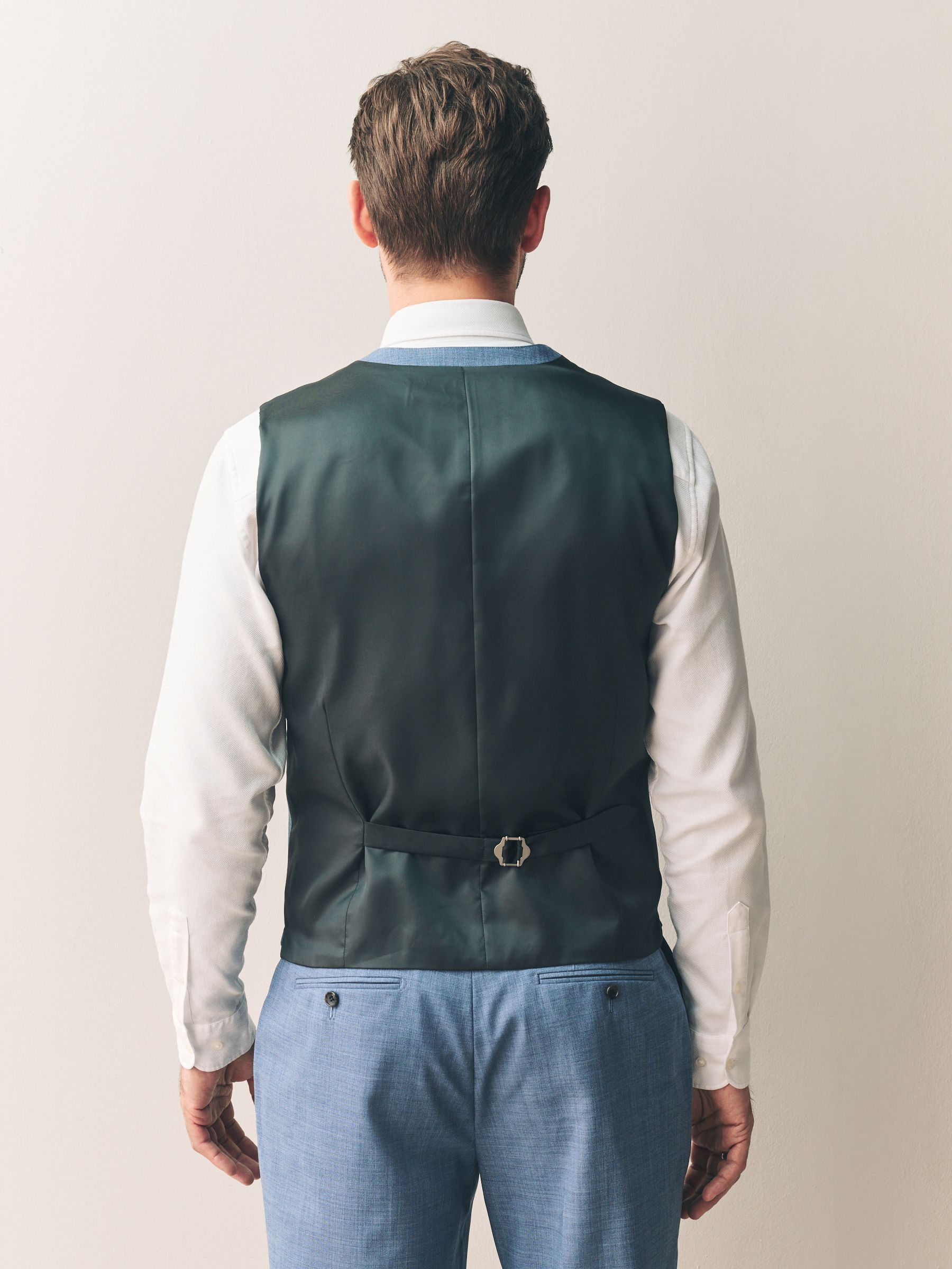 Blauw - Signature Nova Fides wollen gilet