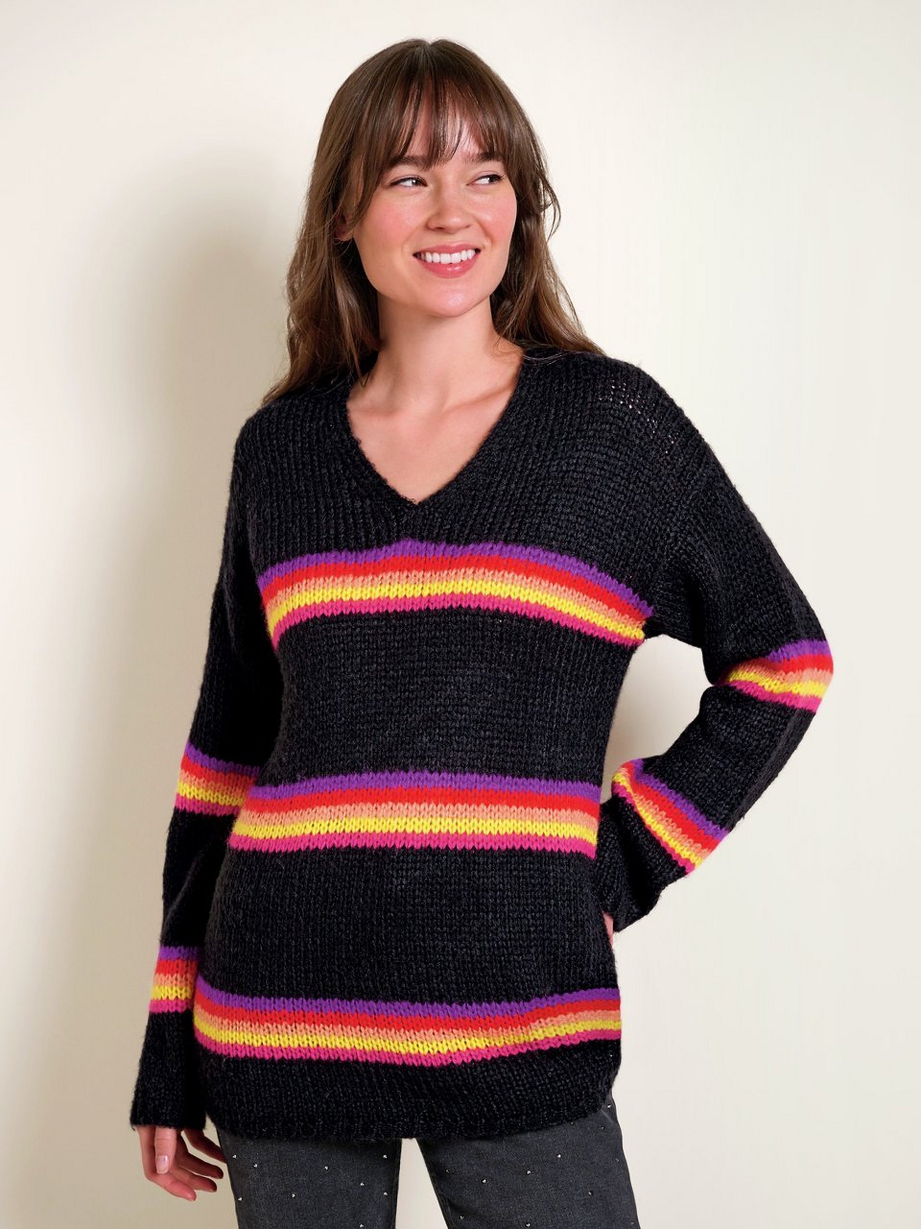 V-Pullover