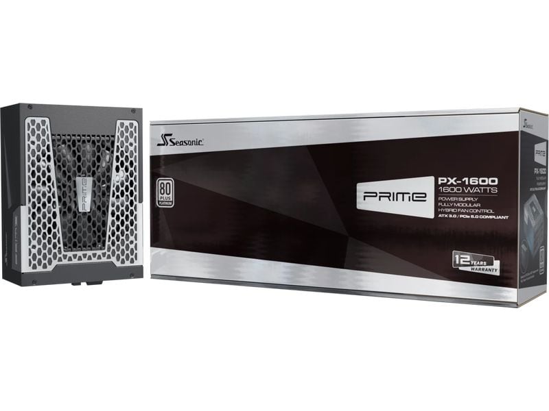 Seasonic Netzteil Prime PX ATX 3.1 1600 W Vollmodulares 1600 W ATX-Netzteil