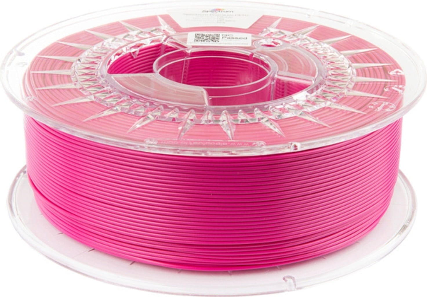 Spectrum  PETG Premium Pink, 1,75 mm / 1000 g    Vielfältiges Filament mit hoher Transparenz & Temperaturbeständigkeit