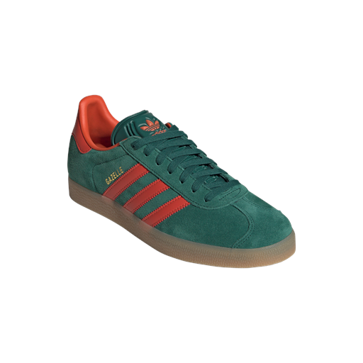 Adidas Gazelle Sneakers, Collegiate Green/Preloved Red/Gum 3, 42