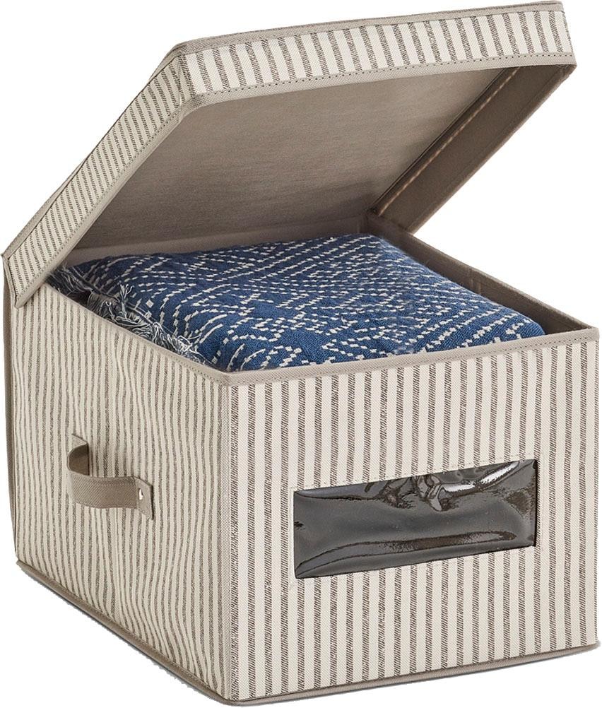 Zeller Present Aufbewahrungsbox »Stripes« Vlies, beige