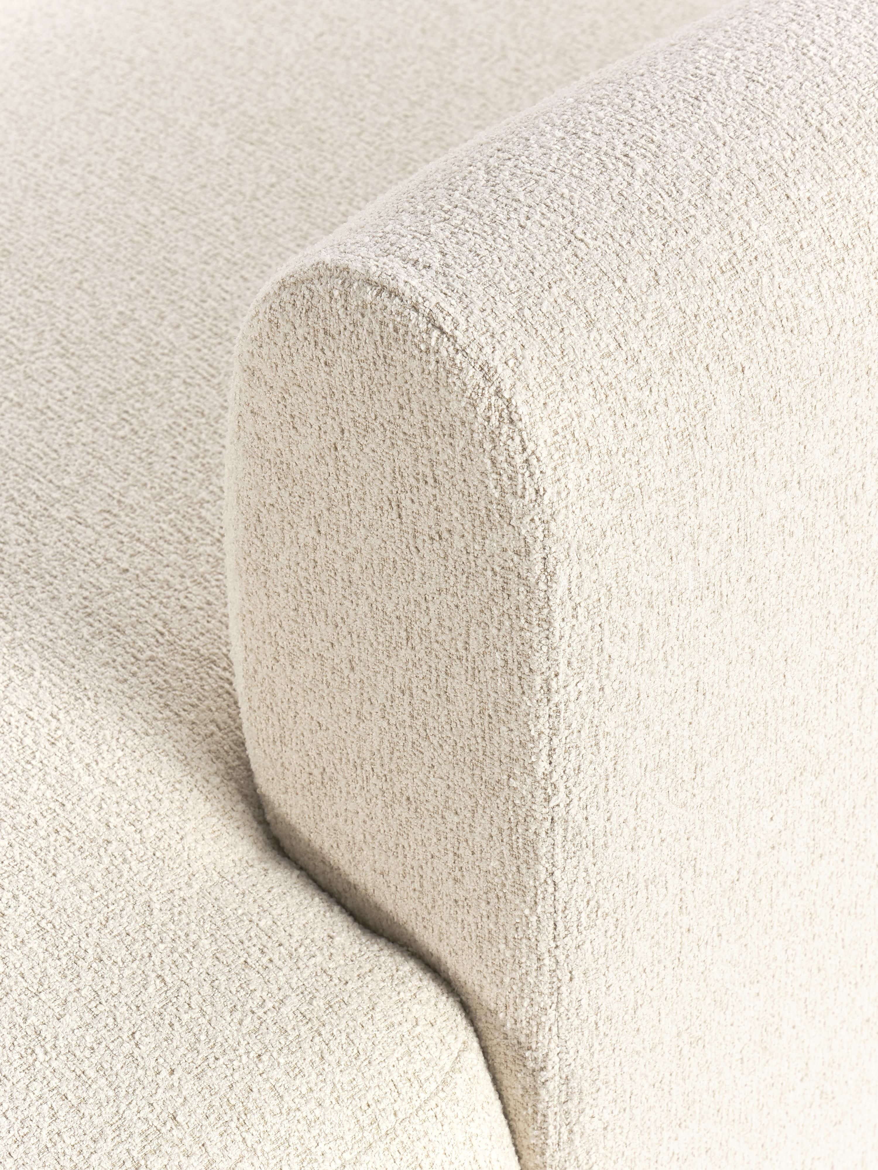 Modulaire bouclé hoekbank Sofia (3-zits)