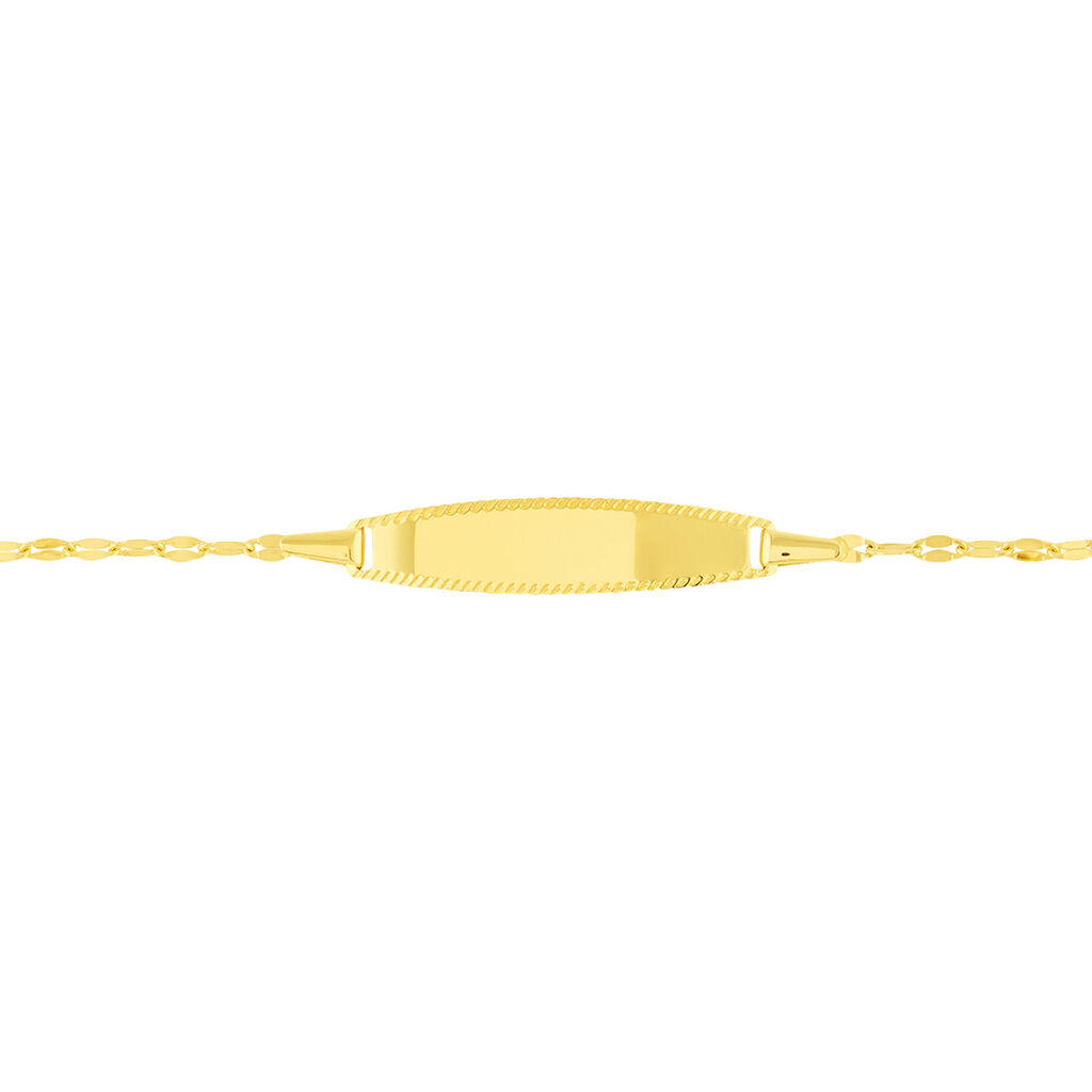 Bracelet Identité Eowyn Maille Fantaisie Or Jaune