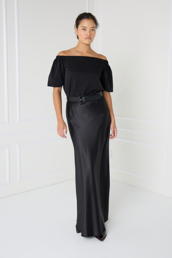 ICHI IXENDRA LONG SK Black