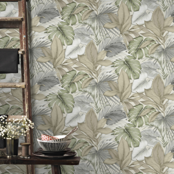 Vliesbehang Indra naturel 113304